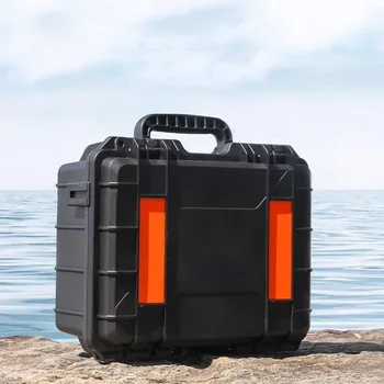 Case Жесткое оборудование Пластиковые инструменты со светоотражающим чемоданом Ящик для инструментов Полоски для обслуживания Электрик Хранение Транспорт