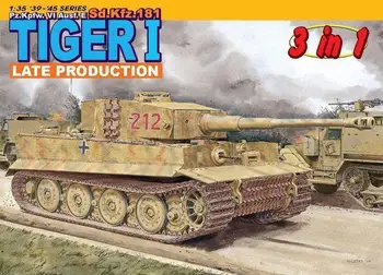 Dragon 6253 1/35 Pz.Kpfw. VI Ausf.E Sd.Kfz.181 Tiger I Комплект поздней серийной модели