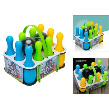 Набор пластиковых шаров для боулинга для детей в возрасте 3+ дошкольников Игрушка для мальчиков и девочек