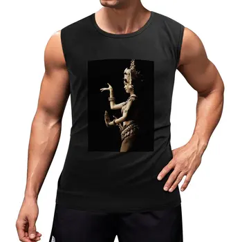 Новая камбоджийская танцовщица - Аспара Кхмер - 02 Майка однотонная футболка спортзал одежда мужская мужская спортивная одежда