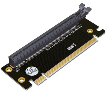 Новая плата адаптера PCIE 16X (высота 2U), видеокарта PCIE 16X Разъем рулевой платы 90 градусов