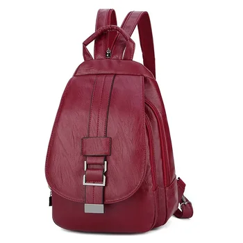  Оригинальный бренд Дорожный рюкзак Женские мягкие кожаные сумки через плечо для женщин Дизайнерские школьные сумки для девочек-подростков Mochilas